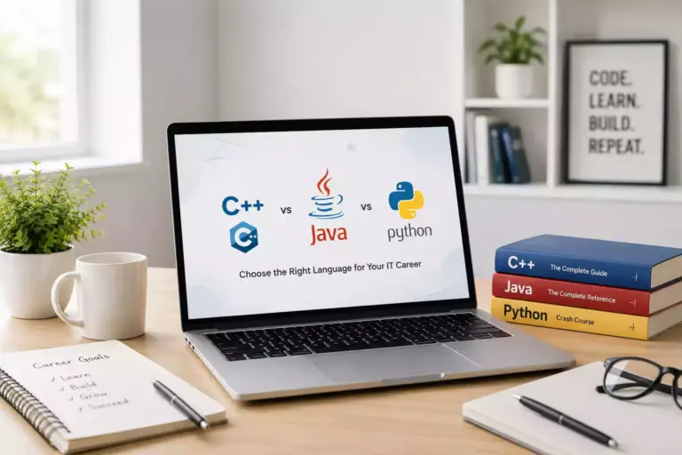 Read more about the article C++, Java, or Python: Which Programming Language Is Best for Your IT Career?